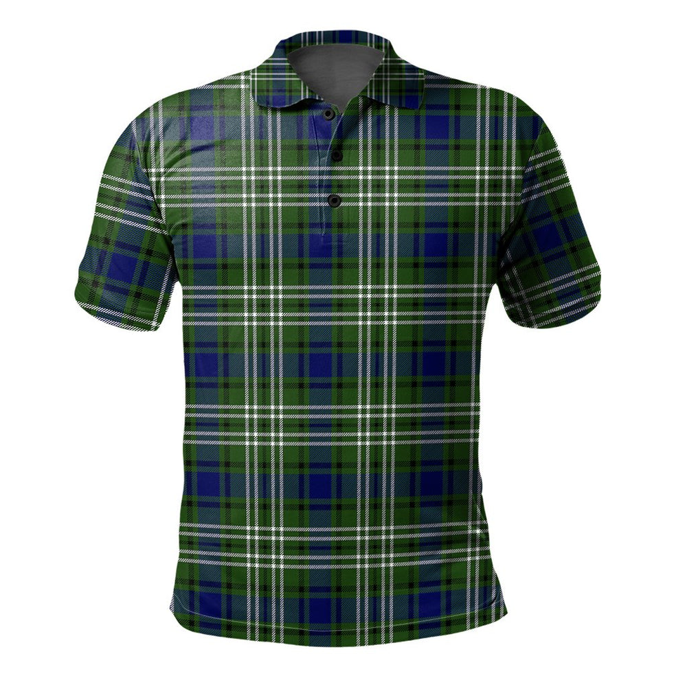 Clan Mow Tartan Polo Shirt NV93 Mow Tartan Tartan Polo