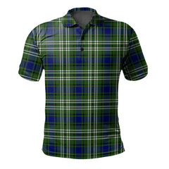 Clan Mow Tartan Polo Shirt NV93 Mow Tartan Tartan Polo