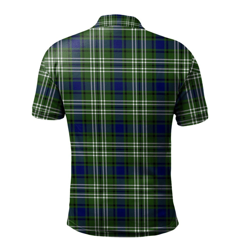 Clan Mow Tartan Polo Shirt NV93 Mow Tartan Tartan Polo