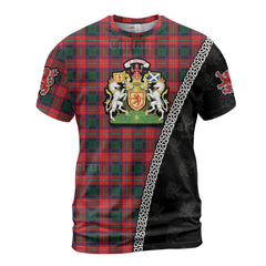 Personalized Clan Mow (Roxburgh) Tartan Shirt with Scotland Coat of Arms & Custom Name SI49
