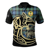 Clan Mowat Tartan Polo Shirt Viking Wolf VS58 Mowat Tartan Tartan Polo