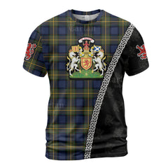 Personalized Clan Muir Tartan Shirt with Scotland Coat of Arms & Custom Name LF43