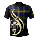 Clan Muir Tartan Polo Shirt - Believe In Me Style WJ36 Muir Tartan Tartan Polo