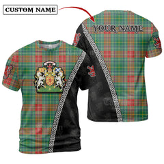 Muirhead Tartan Shirt with Scotland Coat of Arms & Custom Name RS71