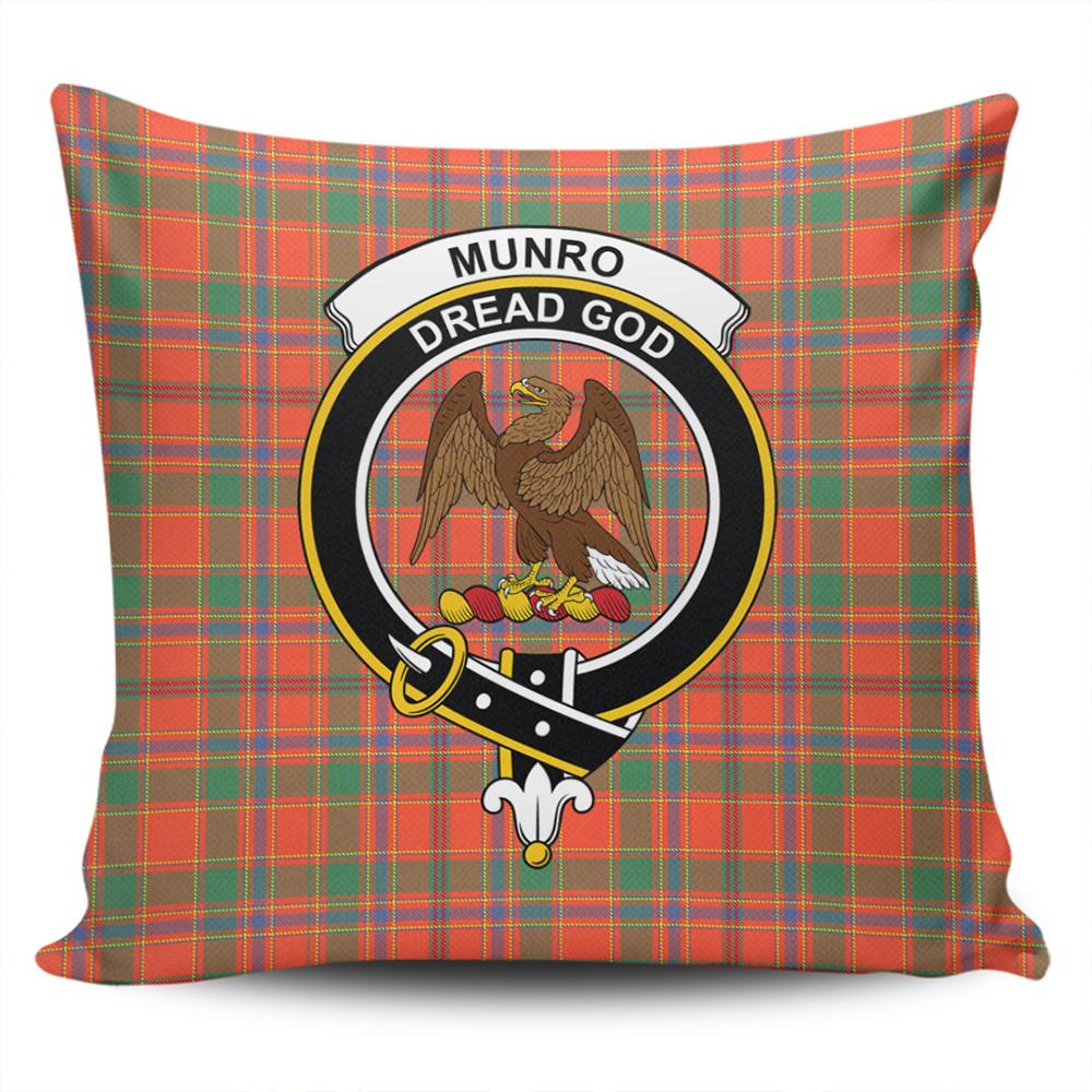 Clan Munro Ancient Tartan Crest Pillow Cover YF14 Clan Munro Tartan Today