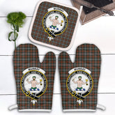 Clan Murray Of Atholl Weathered Tartan Crest Oven Mitt And Pot Holder (2 Oven Mitts + 1 Pot Holder) PT56 Clan Murray Tartan Today