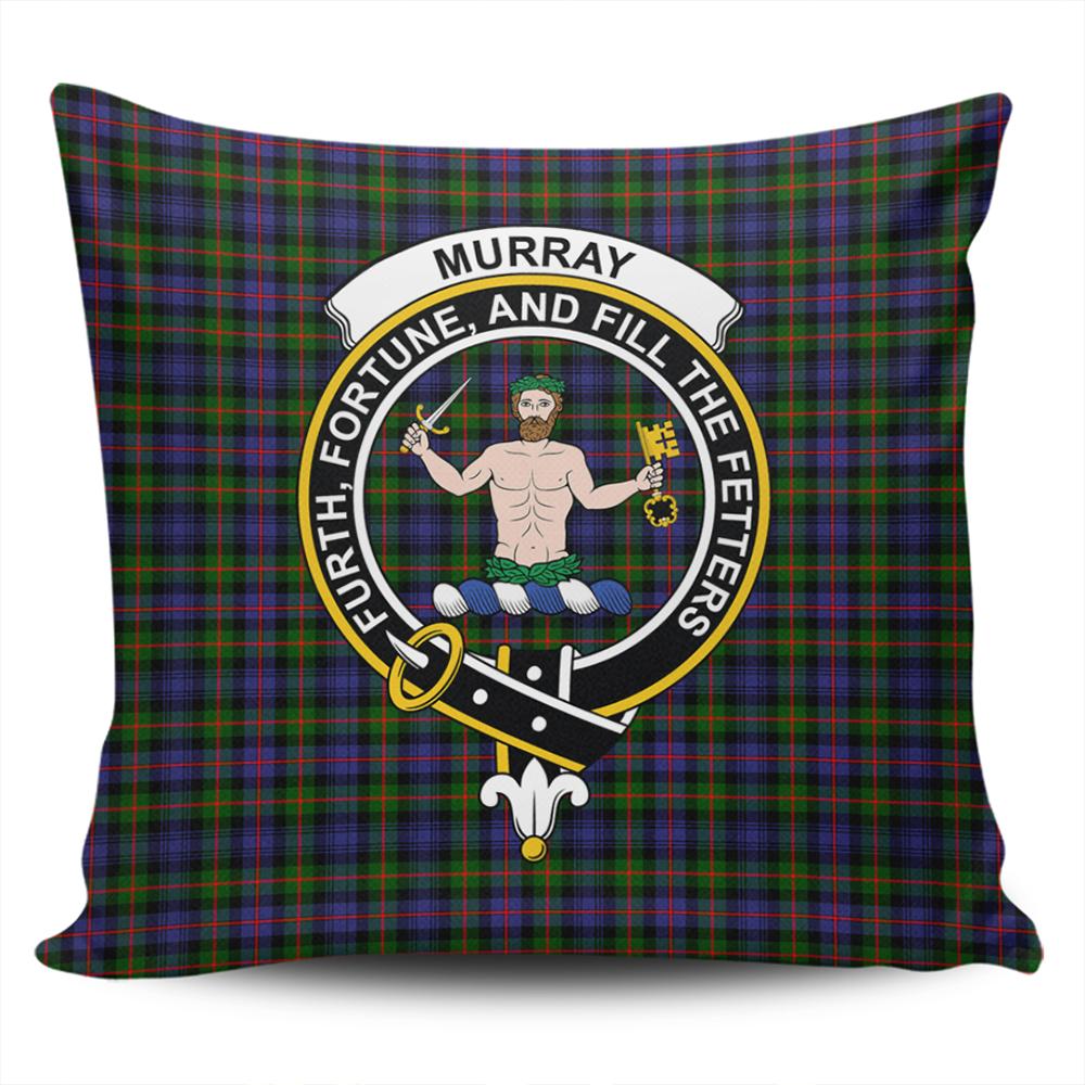 Clan Murray of Atholl Modern Tartan Crest Pillow Cover WJ91 Clan Murray Tartan Today