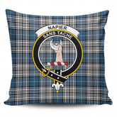 Clan Napier Modern Tartan Crest Pillow Cover RU46 Clan Napier Tartan Today