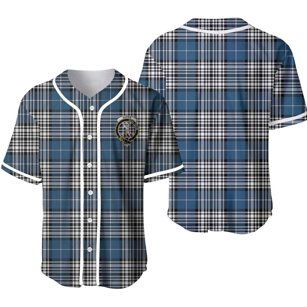 Clan Napier Tartan Unisex Baseball Jersey OO67KP91 Clan Napier Tartan Today