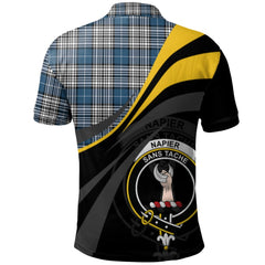 Clan Napier Modern Tartan Polo Shirt - Royal Coat Of Arms Style JK18 Napier Modern Tartan Tartan Polo