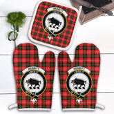 Clan Nesbitt Modern Tartan Crest Oven Mitt And Pot Holder (2 Oven Mitts + 1 Pot Holder) ZQ88 Clan Nesbitt Tartan Today