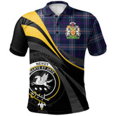 Clan Nevoy Tartan Polo Shirt - Royal Coat Of Arms Style BX49 Nevoy Tartan Tartan Polo