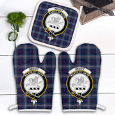 Clan Nevoy Tartan Crest Oven Mitt And Pot Holder (2 Oven Mitts + 1 Pot Holder) XR59 Clan Nevoy Tartan Today