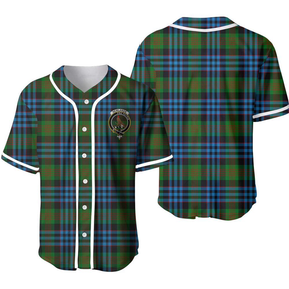 Clan Newlands Tartan Unisex Baseball Jersey QU36QF86 Clan Newlands Tartan Today