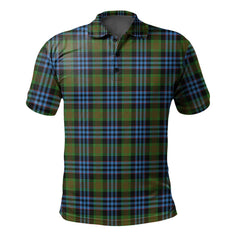Clan Newlands of Lauriston Tartan Polo Shirt IQ74 Newlands of Lauriston Tartan Tartan Polo