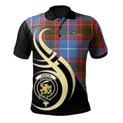 Clan Newton Tartan Polo Shirt - Believe In Me Style BZ29 Newton Tartan Tartan Polo