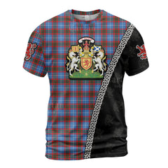 Personalized Clan Newton (Edingburg) Tartan Shirt with Scotland Coat of Arms & Custom Name IS95