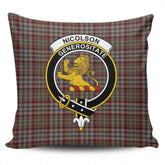 Clan Nicolson Hunting Weathered Tartan Crest Pillow Cover TX96 Clan Nicolson Tartan Today