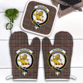 Clan Nicolson Hunting Weathered Tartan Crest Oven Mitt And Pot Holder (2 Oven Mitts + 1 Pot Holder) JH34 Clan Nicolson Tartan Today