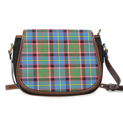 Clan Norvel Tartan Saddle Handbags