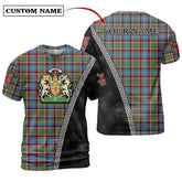 Norvel (Stirling) Tartan Shirt with Scotland Coat of Arms & Custom Name MG13