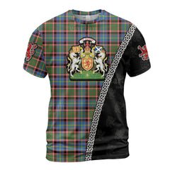 Personalized Clan Norvel (Stirling) Tartan Shirt with Scotland Coat of Arms & Custom Name MG13