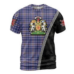 Personalized Clan Ochterlony Tartan Shirt with Scotland Coat of Arms & Custom Name AX59