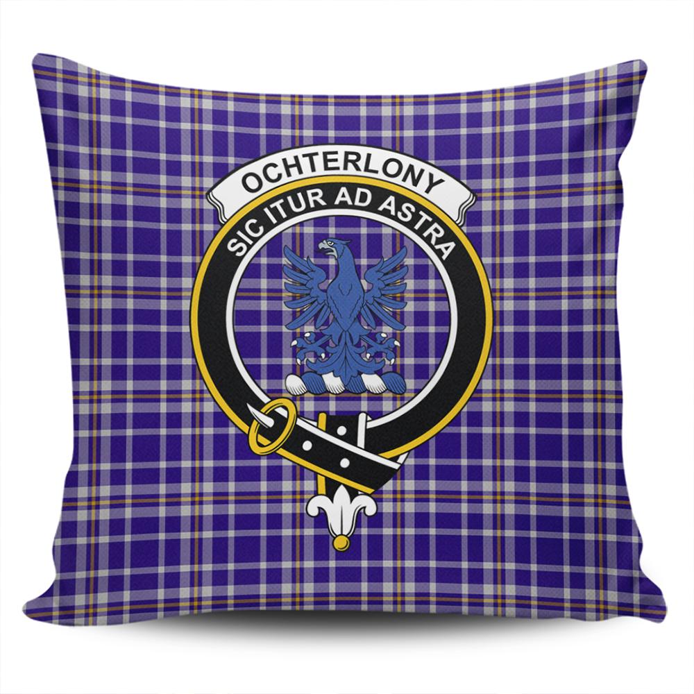 Clan Ochterlony Tartan Crest Pillow Cover EE71 Clan Ochterlony/ Ochterlonie Tartan Today