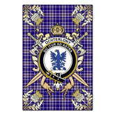 Clan Ochterlony Tartan Crest Black Garden Flag - Gold Thistle WP12 Clan Ochterlony/ Ochterlonie Tartan Today
