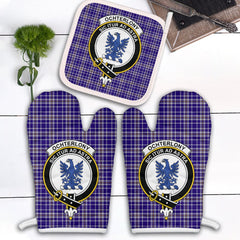 Clan Ochterlony Tartan Crest Oven Mitt And Pot Holder (2 Oven Mitts + 1 Pot Holder) ZI63 Clan Ochterlony/ Ochterlonie Tartan Today