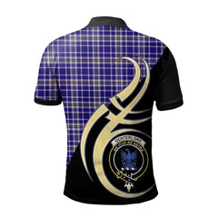 Clan Ochterlony Tartan Polo Shirt - Believe In Me Style ER54 Ochterlony Tartan Tartan Polo