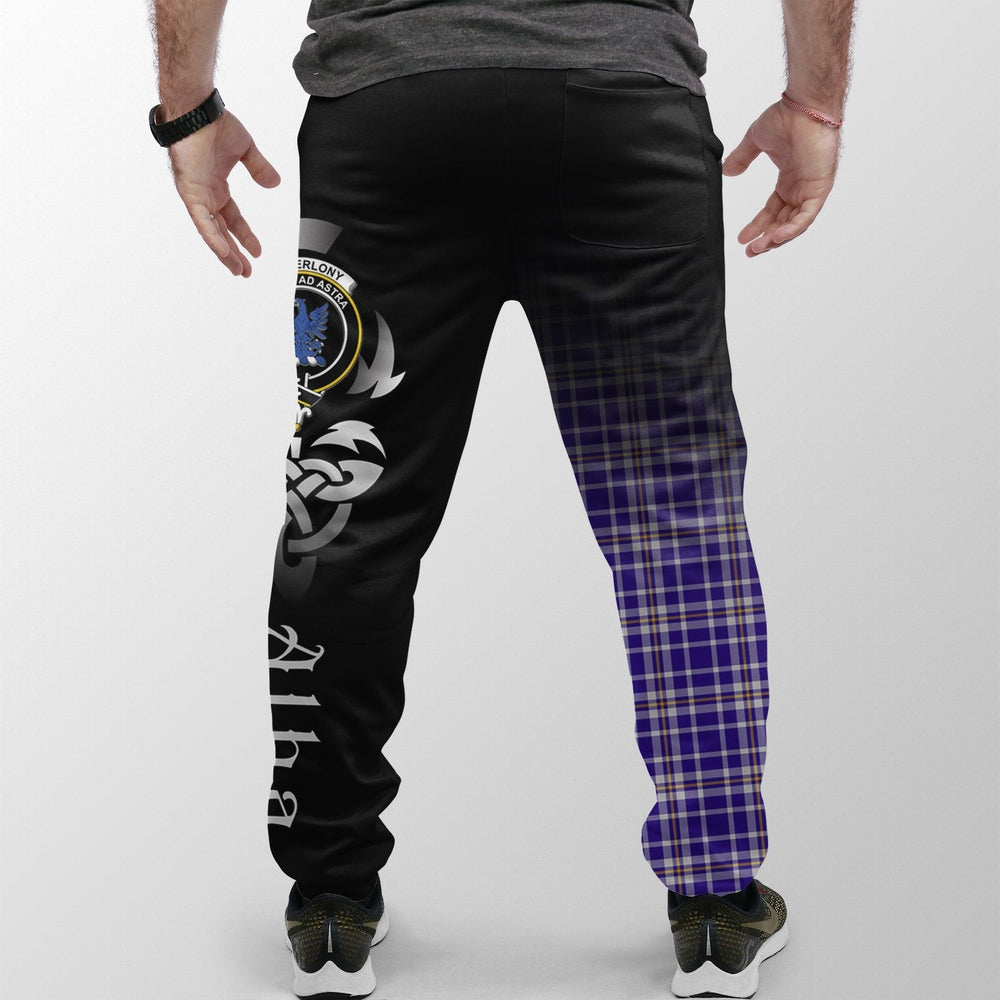 Clan Ochterlony Tartan Crest Jogger Sweatpants Alba Celtic Style FW68 Clan Ochterlony/ Ochterlonie Tartan Today