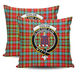Clan Ogilvie Tartan Crest Pillow Cover SH23 Clan Ogilvie Tartan Today