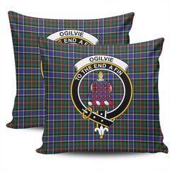 Clan Ogilvie Hunting Modern Tartan Crest Pillow Cover ZW30 Clan Ogilvie Tartan Today