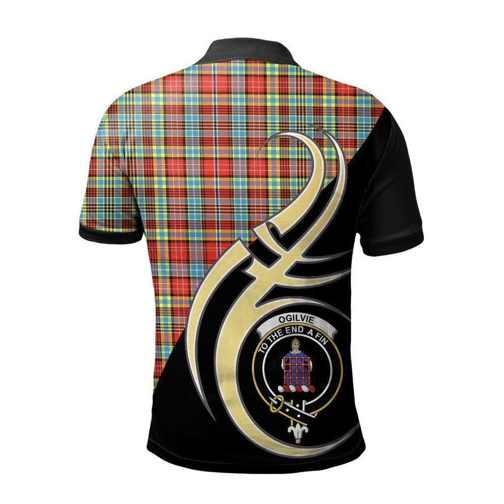 Clan Ogilvie Tartan Polo Shirt - Believe In Me Style MM53 Ogilvie Tartan Tartan Polo