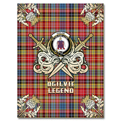Clan Ogilvie of Airlie Ancient Tartan Gold Courage Symbol Blanket YI86 Clan Ogilvie Tartan Today