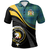 Clan Oliphant Ancient Tartan Polo Shirt - Royal Coat Of Arms Style QR99 Oliphant Ancient Tartan Tartan Polo