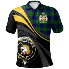 Clan Oliphant Modern Tartan Polo Shirt - Royal Coat Of Arms Style MX14 Oliphant Modern Tartan Tartan Polo