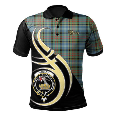 Clan Paisley Tartan Polo Shirt - Believe In Me Style