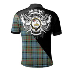 Clan Paisley Clan - Military Polo Shirt BG22 Paisley Tartan Tartan Polo