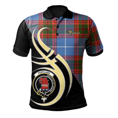 Clan Pentland Tartan Polo Shirt - Believe In Me Style KD11