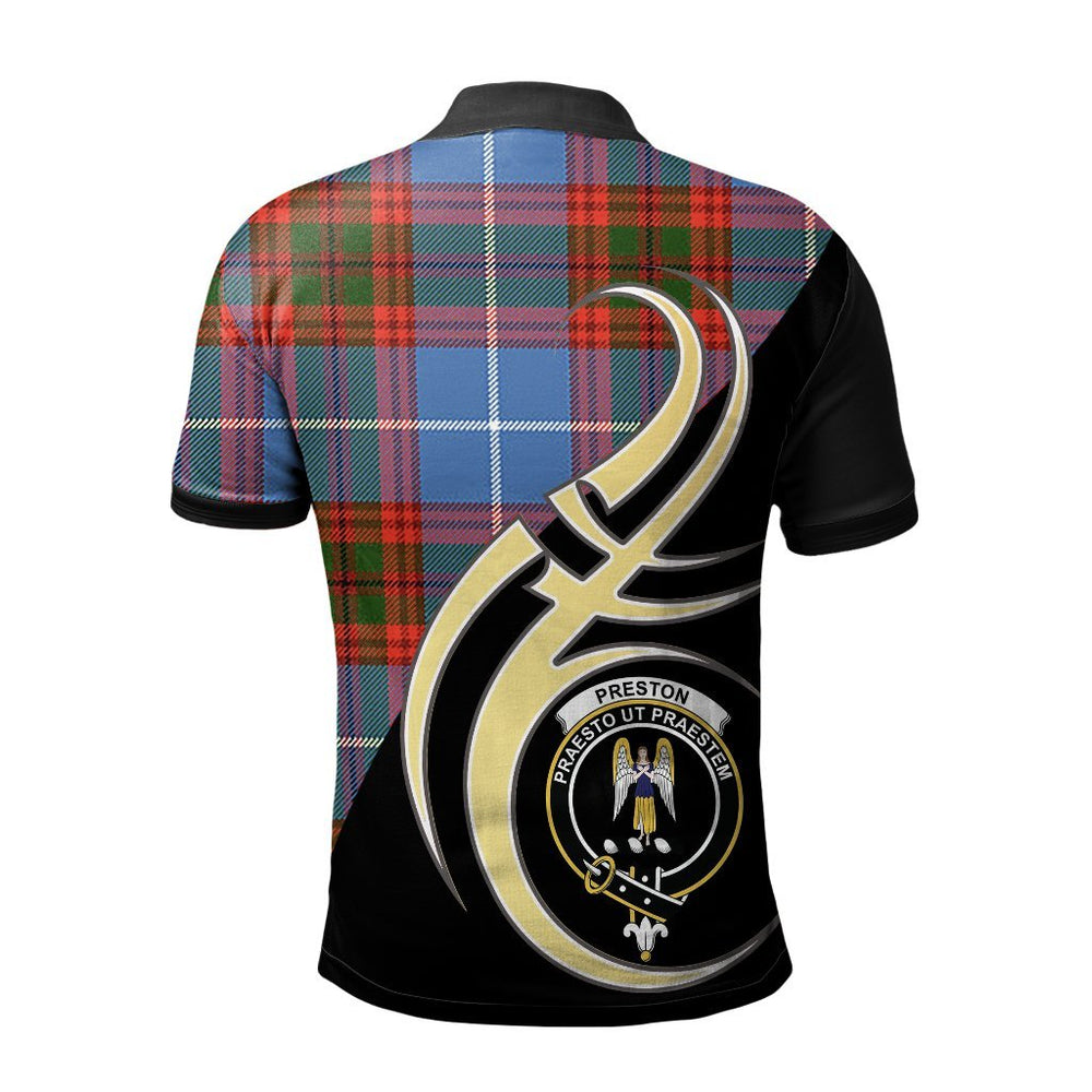 Clan Preston Tartan Polo Shirt - Believe In Me Style RB78 Preston Tartan Tartan Polo