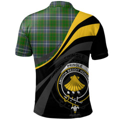 Clan Pringle Tartan Polo Shirt - Royal Coat Of Arms Style MQ28 Pringle Tartan Tartan Polo