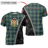 Purves (Tweedside) Tartan Shirt with Scotland Coat of Arms & Custom Name SP53
