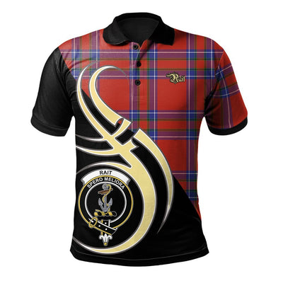 Clan Rait Tartan Polo Shirt - Believe In Me Style