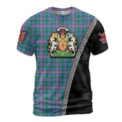 Personalized Clan Ralston Tartan Shirt with Scotland Coat of Arms & Custom Name XG80