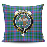 Clan Ralston Tartan Crest Pillow Cover WH67 Clan Ralston Tartan Today