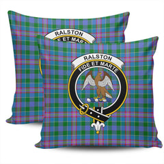 Clan Ralston Tartan Crest Pillow Cover WH67 Clan Ralston Tartan Today