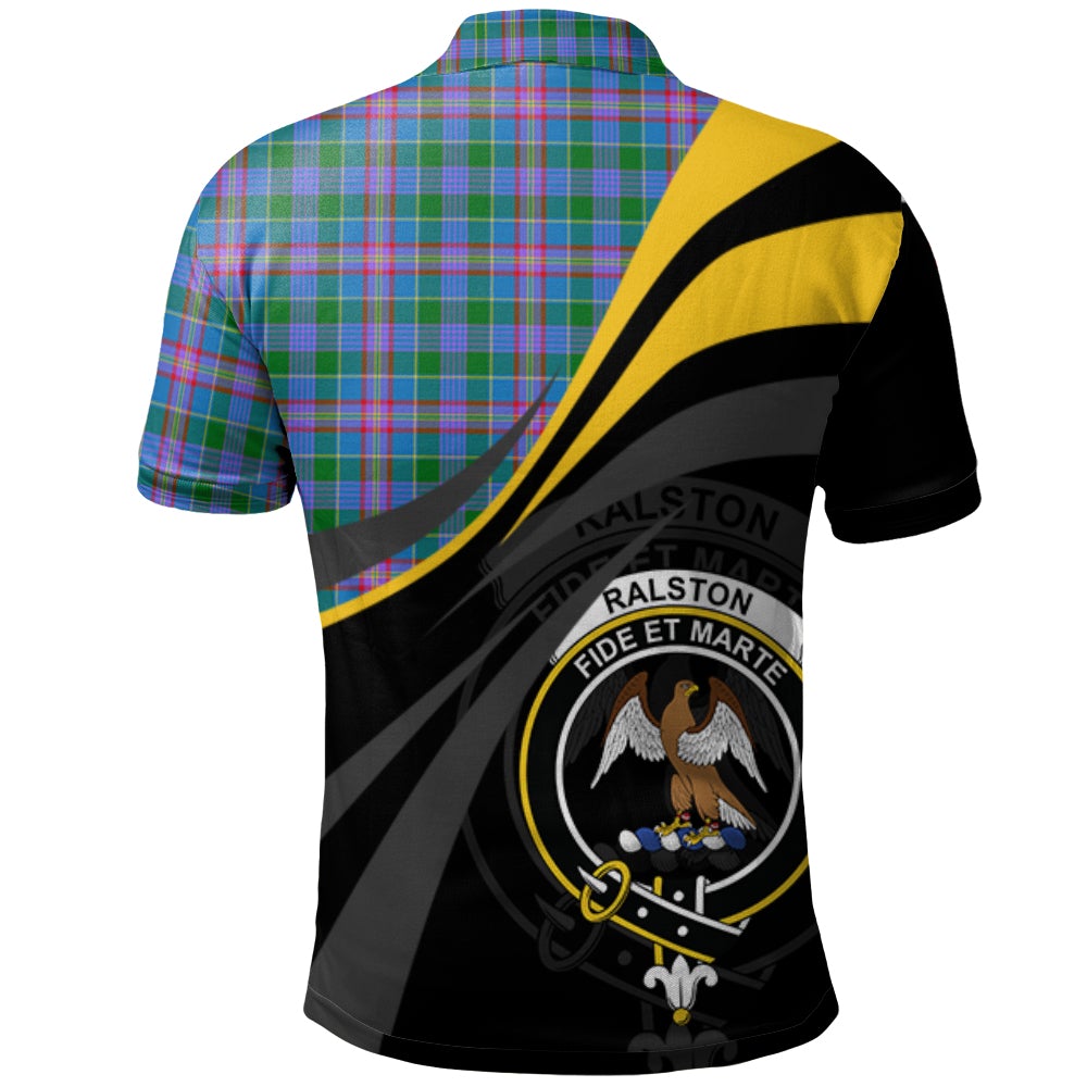 Clan Ralston 01 Tartan Polo Shirt - Royal Coat Of Arms Style JC87 Ralston 01 Tartan Tartan Polo