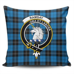 Clan Ramsay Blue Ancient Tartan Crest Pillow Cover AJ49 Clan Ramsay Tartan Today